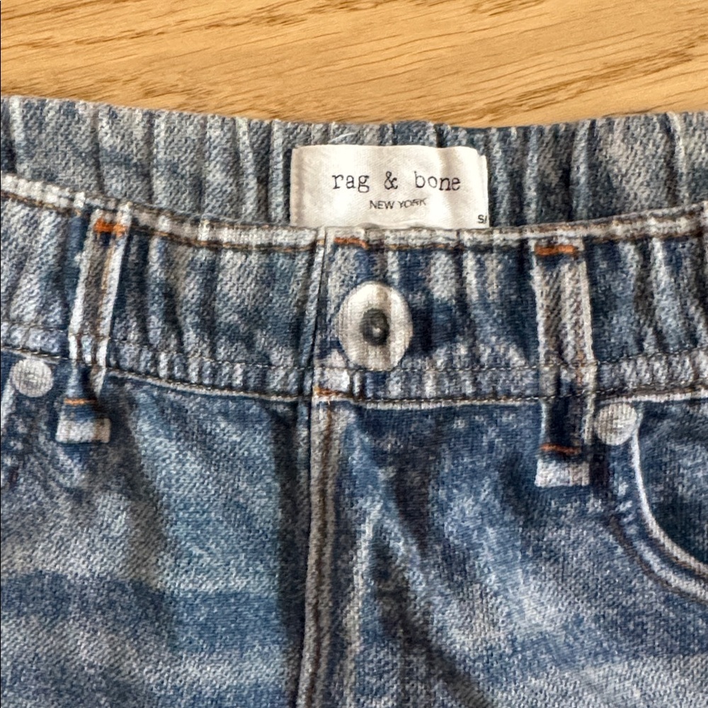 Rag & Bone Miramar  Wide Leg Cotton Terry Sweatpant Jeans size S/P